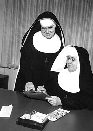 Two nuns from the Order
